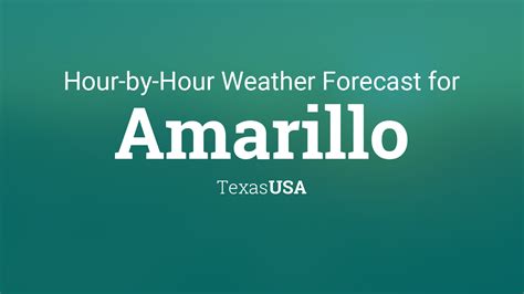 amarillo tx weather hourly